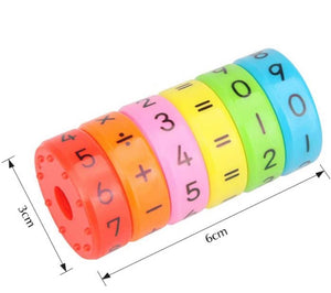 Magnetic math blocks